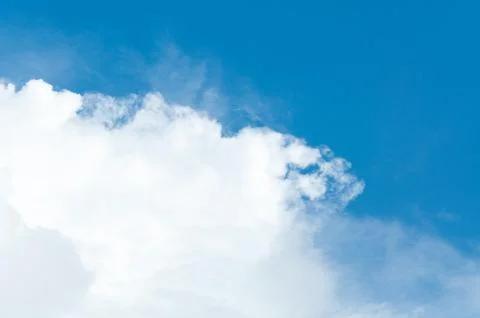 Cloud and blue sky for background textured,beautiful blue sky Stock Photos