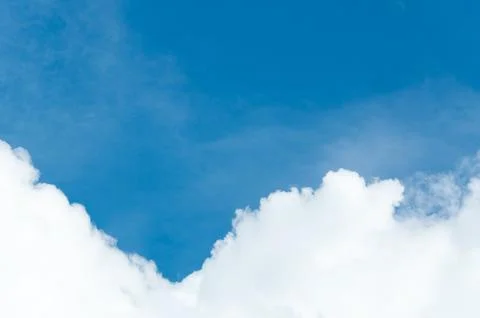 Cloud and blue sky for background textured,beautiful blue sky Stock Photos