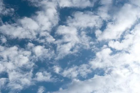 Cloud and blue sky in the nice day Stock Photos