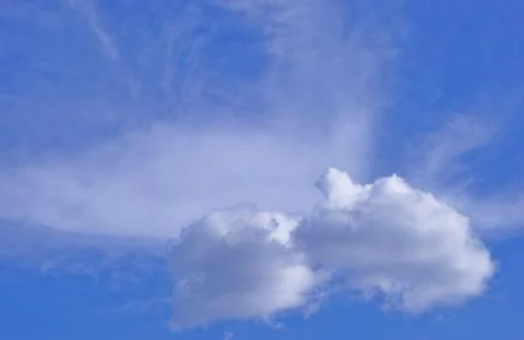 Cloud and blue sky Stock Photos