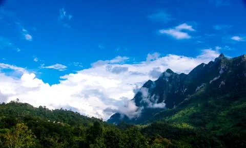 Cloud and blue sky Stock Photos