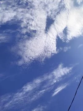 Cloud and blue sky Foto stock