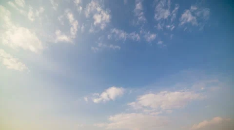 Cloud and blue sky timelapse Stock Footage 23118941