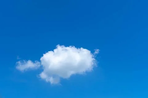 Cloud and blue sky , white fluffy nature background texture Stock Photos