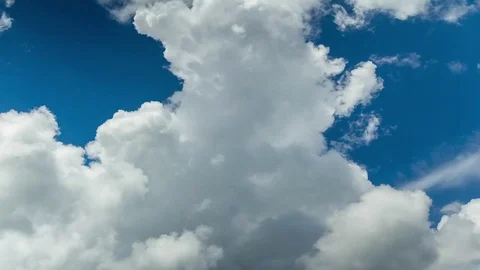 Cloud and Clear sky Timelapse Stock Footage 76968604