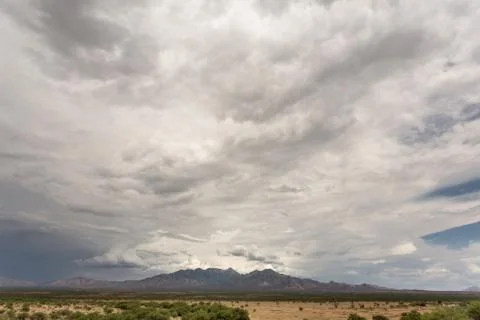 Cloud and Humidity in Desert Stock Photos