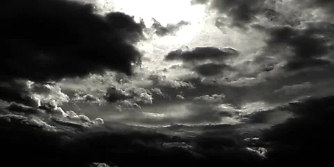 Cloud and moonlight lapse, HD Aerial perspective! Video stock 43443737