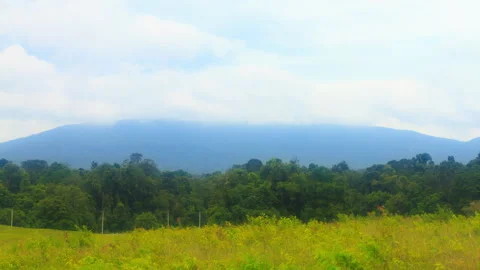 Cloud and Mountain Stock Footage 281430891