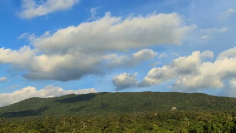 Cloud and Mountain Stock Footage 296283140