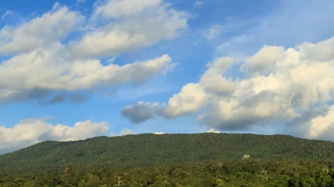 Cloud And Mountain Stock Footage 297098548