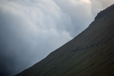 Cloud and mountain Stock Photos