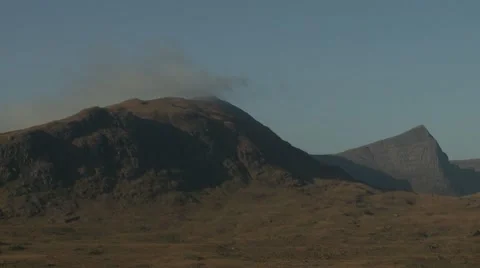 Cloud and Mountain Time Lapse Stock Footage 8573688