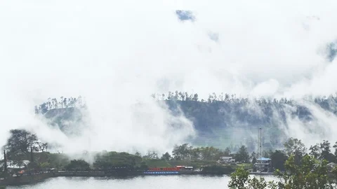 Cloud and mountain time lapse Stock Footage 102479166