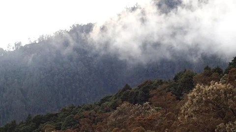 Cloud and mountain time lapse Stock Footage 102479250