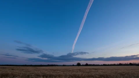 Cloud and Planetrails Timelapse. Stock Footage