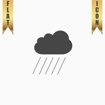 Cloud and rain Stock Illustration