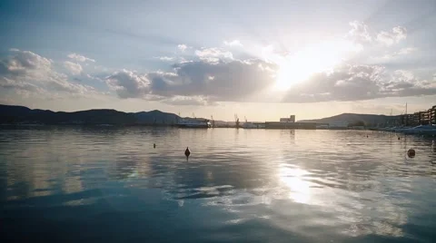 Cloud and Sea Timelapse 库存影片 52791703