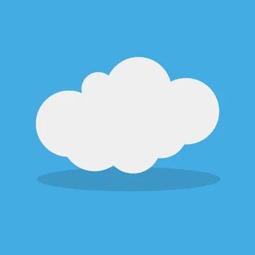 Cloud and Shadow and Sky Background イラスト素材