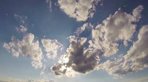 Cloud and sky at sunset Stock Footage 44390643
