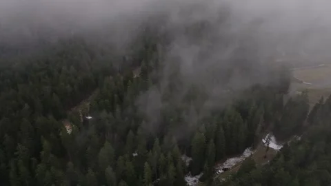 Cloud And Snow In The Mountains Stock Footage 246738495