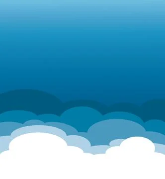 Cloud and space of blue sky abstract art background Illustrazione stock