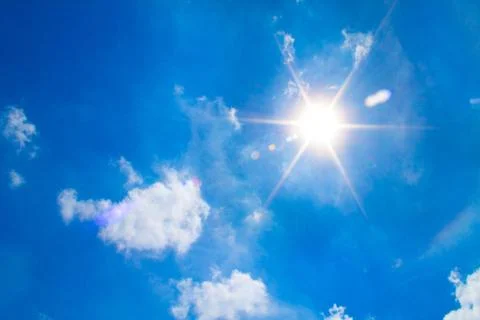 Cloud and sun Stock Photos