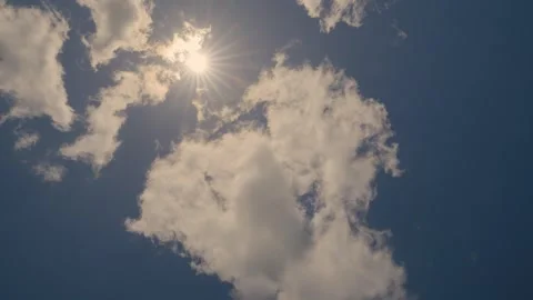 Cloud and sun timelapse Video stock 275353781