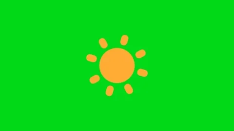 Cloud and Sun Weather Animation Stock-Footage 342922387
