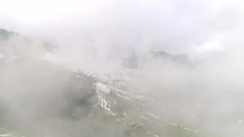 Cloud and transparent mist, weather condition for forecast,  Stock Footage 281340459