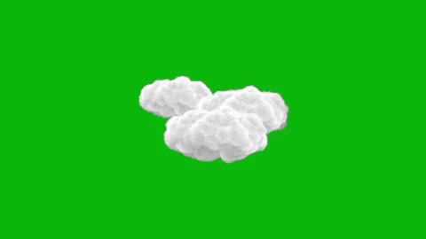 Cloud animation om green screen Vidéo 330679827