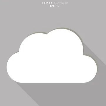 Cloud application web icon Stock Illustration