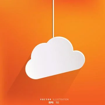 Cloud application web icon Stock Illustration