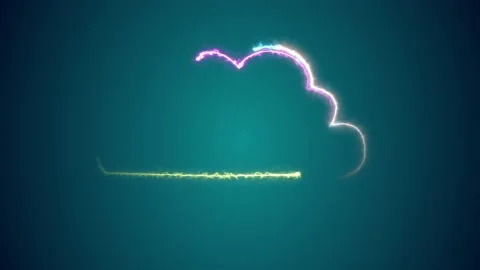 Cloud architecture platform. Internet infrastructure concept. Abstract Stock Footage 227550059