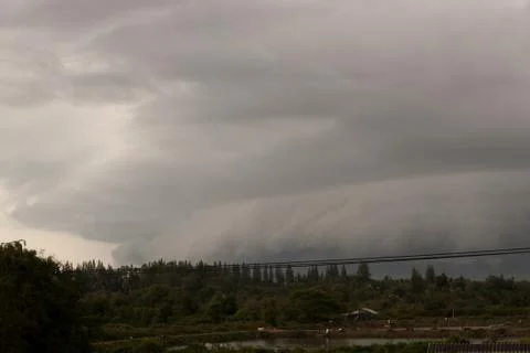 Cloud arcus thunderstorms Stock Photos