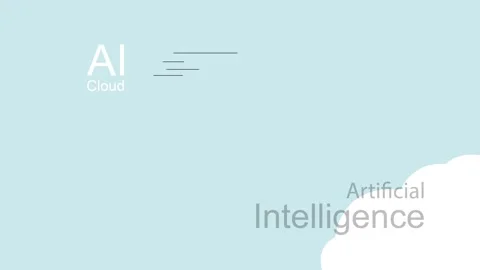 Cloud artificial intelligence advance ai technology information Stock Footage 302586819