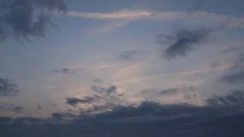Cloud Atmosphere Time-lapse Stock Footage 70761086