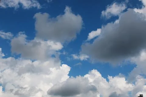 Cloud background blue sky Foto stock