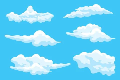 Cloud Background Design, Sky Landscape Illustration, Decoration Vector, Ban.. Illustration