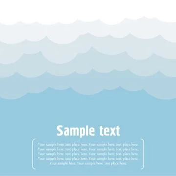 Cloud background Stock Illustration