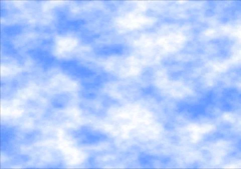 Cloud background in summer Stock Illustration