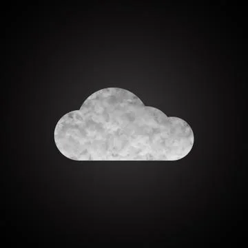 Cloud background for your business. Vector illustration. Illustrazione stock