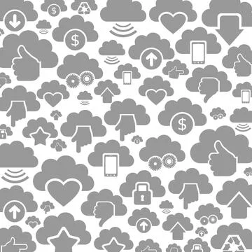 Cloud a background2 Stock Photos