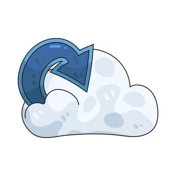 Cloud Backup illustration Stock Illustration