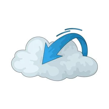Cloud Backup illustration Illustrazione stock