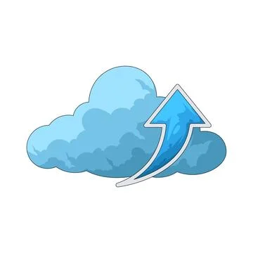 Cloud Backup illustration Stock Illustration