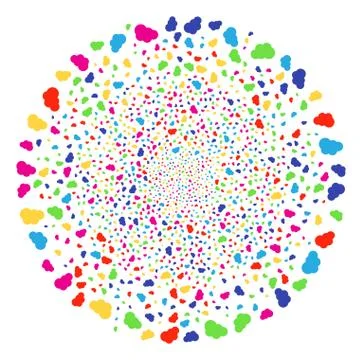 Cloud Bang Cluster 스톡 일러스트