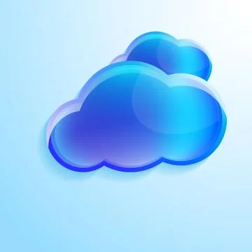 Cloud banner background Stock-Illustration