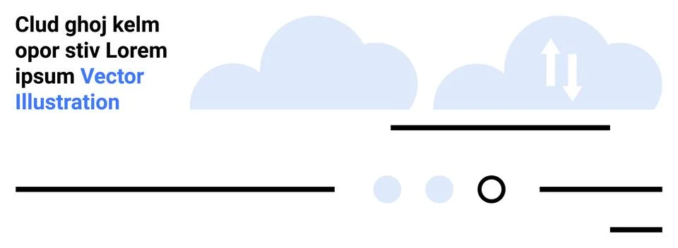 Cloud-based Data Transfer Visualization with Simple Graphical Elements 库存插图