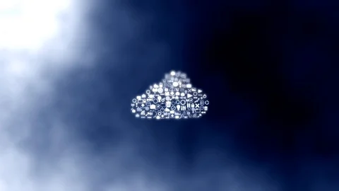 Cloud-based media storage. Secure online storage Stock Footage 87025323