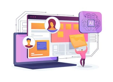Cloud-Based Project Management Platforms abstract concept vector illustration. Stock Illustration